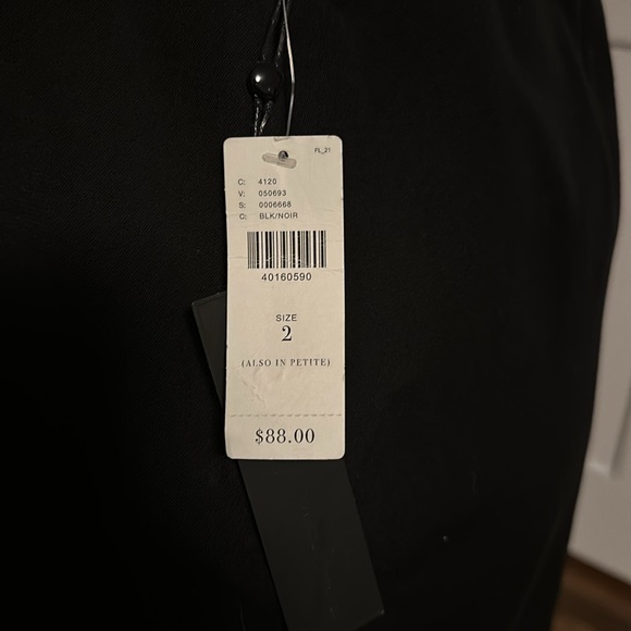 Anthropologie Essential Pencil Skirt, Black, Size 2 - Picture 3 of 4